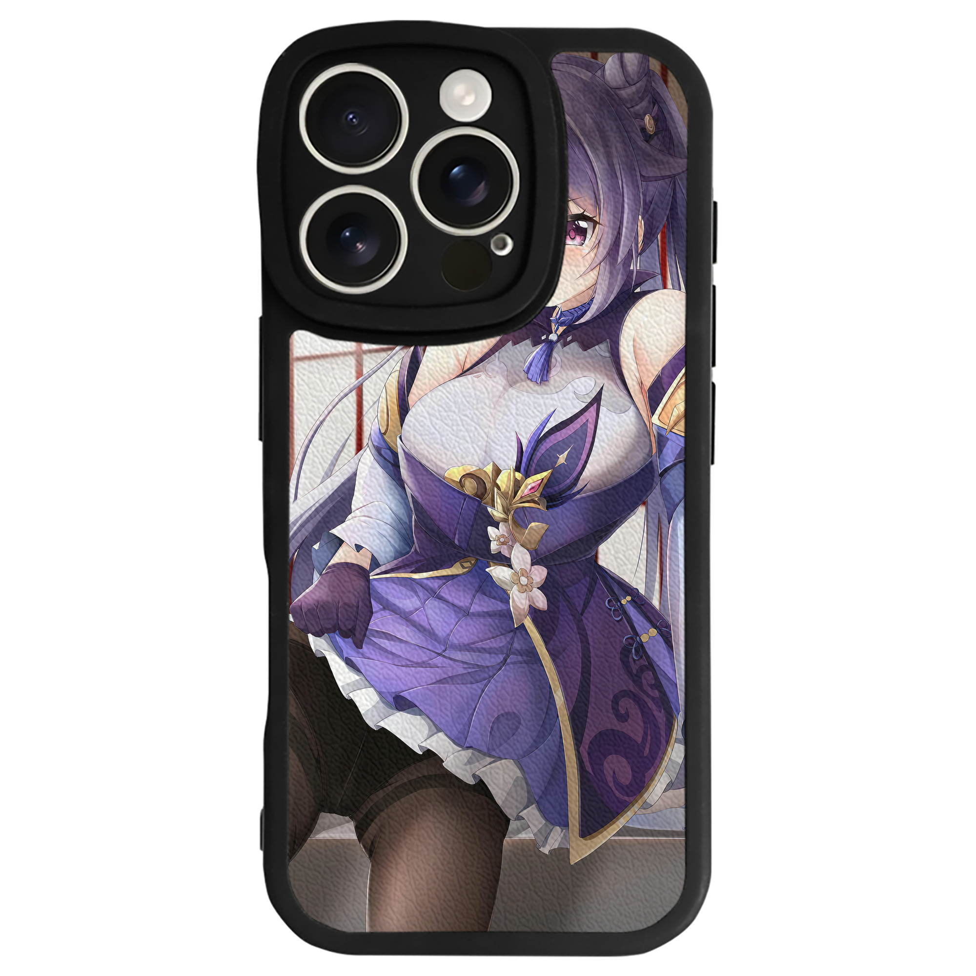 げんし神 genshin 【iPhone 16シリーズ対応】シリコンスマホケース（レザー調） 材質：シリコン